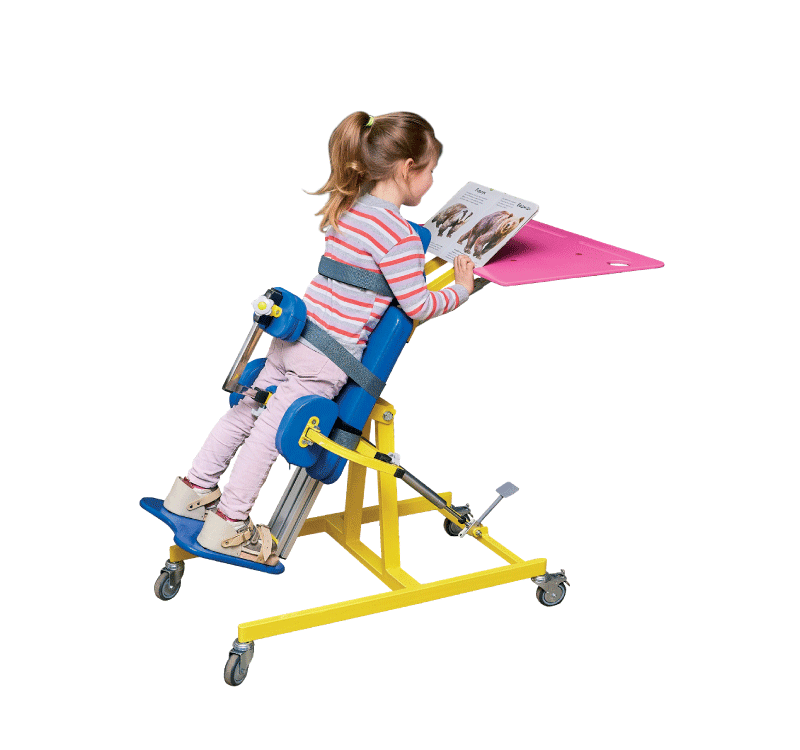 Stand (verticalizer - inclined stand) with torso fixation elements "VO-01"